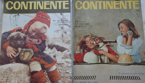 Antigua Revista Continente N* 7 8 9 Y 10 Año 1967 Venta X U (Usado)