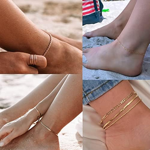 Tobilleras Para Mujer, Tobilleras De Oro Para Mujer, Resiste