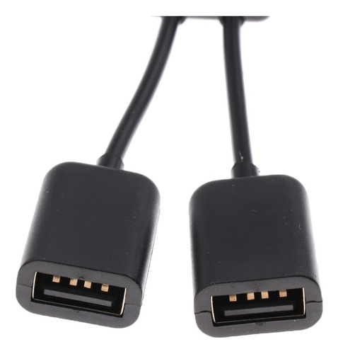 Cable Otg Usb-c Macho Para Usb 2.0 Duplo Hembra