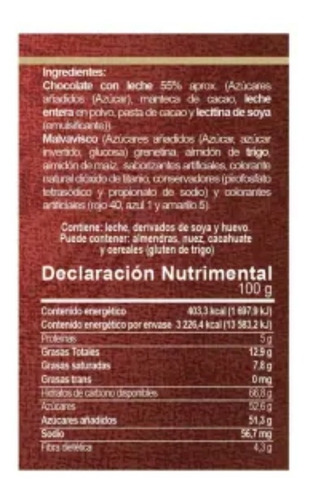 Bombón Cubierto Con Chocolate Picard 1600 Gramos Malvavisco