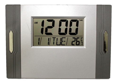 Relógio De Parede E Mesa Digital Data Temperatura Alarme