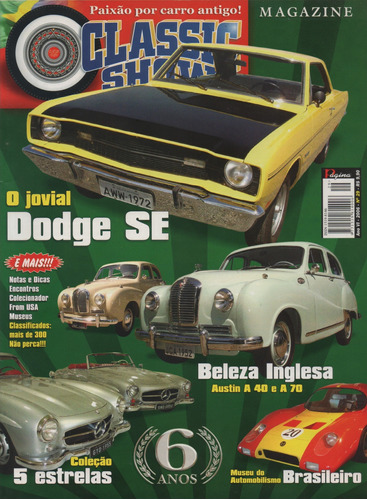 Classic Show Nº29 Dodge Dart Se Austin A40 A70 Museu Coleção