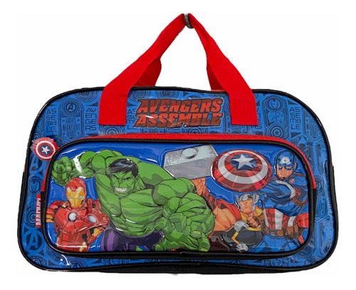 Bolso Avengers Playa Colonia Pileta Lic.oficial Cresko Niños