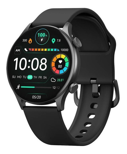 Smartwatch Haylou Ls16 Solar Plus Reloj Inteligente Negro