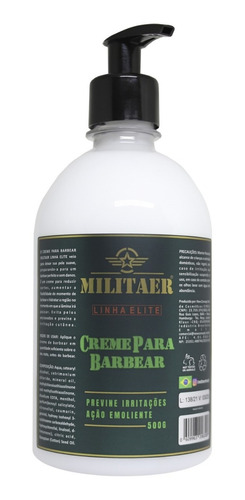 Creme De Barbear Militaer 500gr