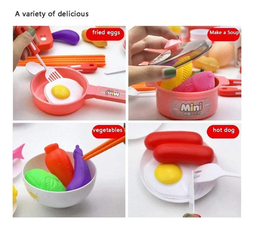 Juguete De Cocina Juegos De Cocina Para Niñas Regalo De 36pc