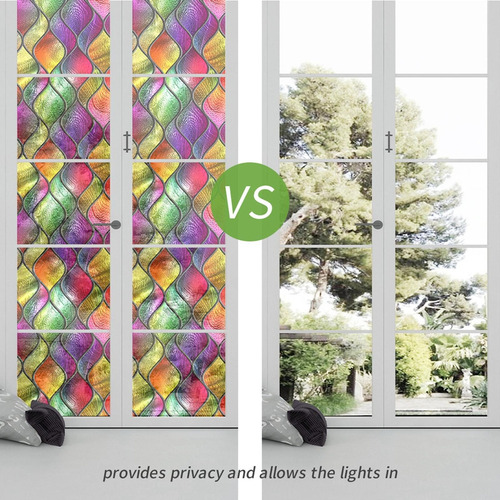 120x58cm Privacidad Ventana Vidrio Película Pegatina D