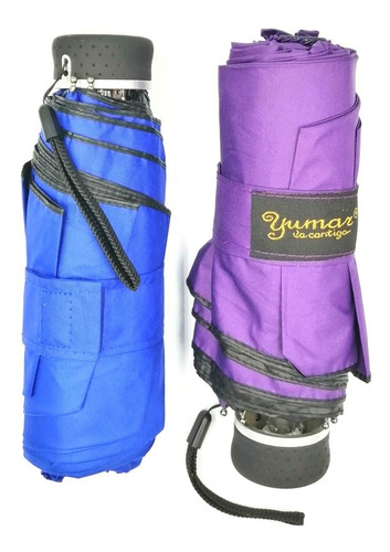 Sombrilla Mini 8 Barillas Filtro Uv Marca Yumar