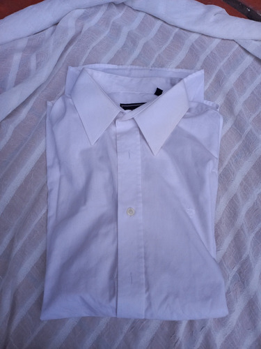 Camisa Blanca M/larga Usada 