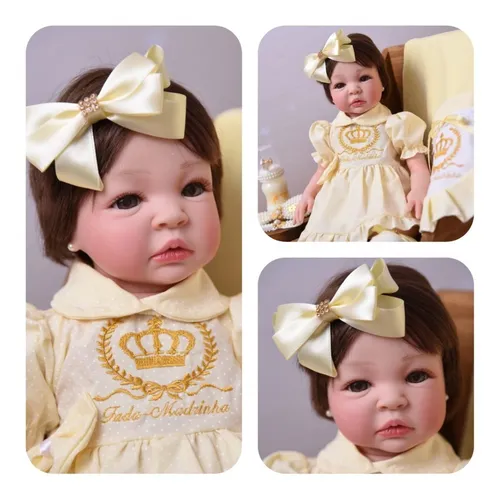 Bebê Reborn Boneca Princesa Original Realista Fada Promoção