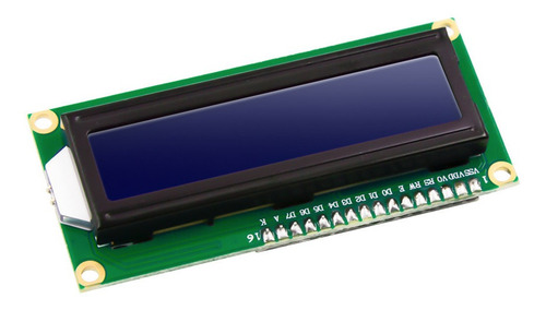Imagen 2 de 5 de Display Lcd 1602 I2c Serie Backlight Azul 16x2 Hobbytronica