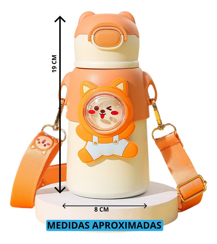 Botella Térmica Infantil De Acero Inoxidable De 500 Ml, Anti