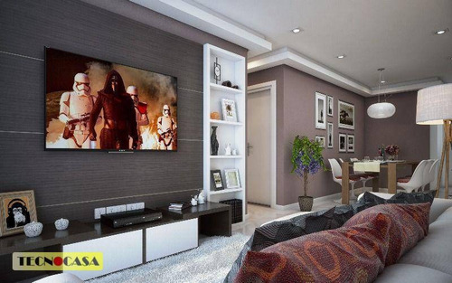 Apartamento Com 2 Dormitórios À Venda, 64 M² Por R$ 260.000,00 - Vila Guilhermina - Praia Grande/sp - Ap4921