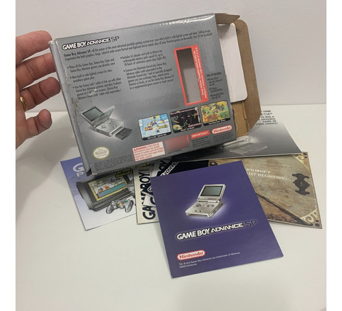 Gameboy Advance Sp Original Completo Raro Jogo Não Acompanha (Usado)