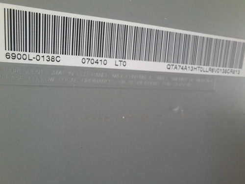 Tela Tv Plasma Lg 42lc2rr