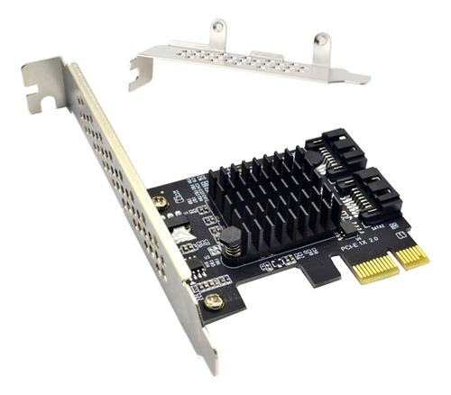 Para Placa De Expansão Sata Asm1061 Chip Pci Express X1 Para