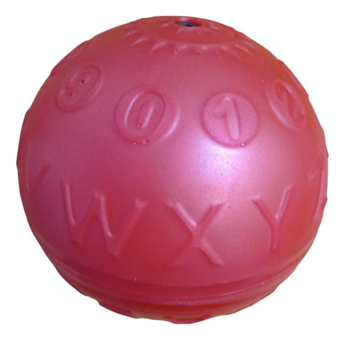 Pelota  Pvc  Letras # 5 Diámetro 9cms