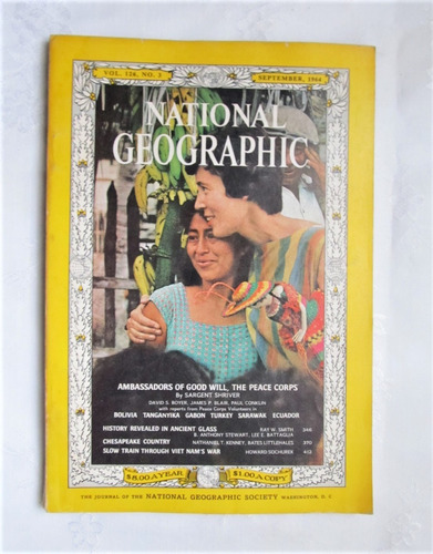 9 Revistas National Geographic 1964 Cada Una 360