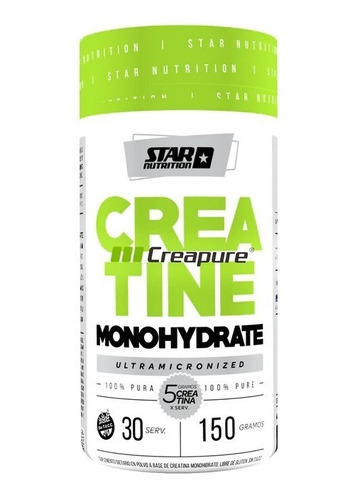 Creatina Monohidrato Creapure 150 Gr Star Nutrition