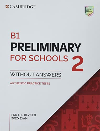 Libro B1 Preliminary For Schools 2 Student`s Book Withou De