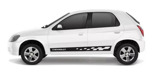 Vinilo Auto Lateral Franjas Chevrolet Celta 2 Y 4 P Tuning