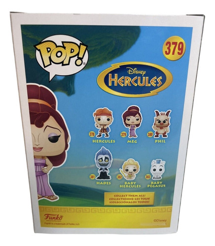 Funko Pop #379 Disney Megara Película Hércules
