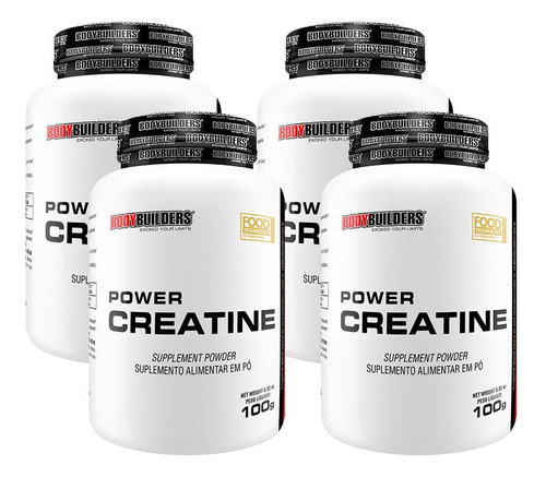 Kit 4x Power Creatina 100g