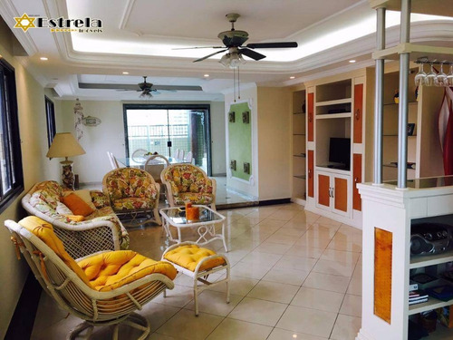 Imagem 1 de 30 de Cobertura Residencial À Venda, Campo Da Aviação, Praia Grande. - Co0180