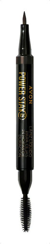 Avon Power Stay Lapiz Liquido Para Cejas 24hs De Duracion Color Soft Black