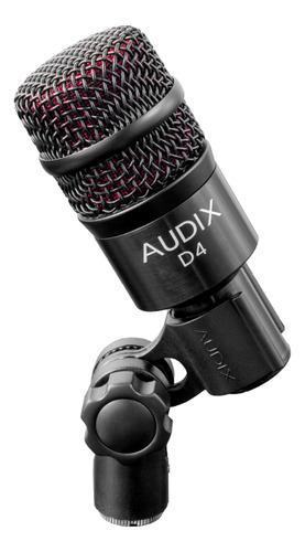 Pacote de microfone de bateria Audix Dp7 de 7 peças, cor preta