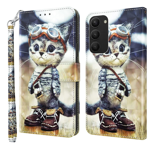 Alilang Funda Telefono Para Samsung Galaxy S23 Plus Piel