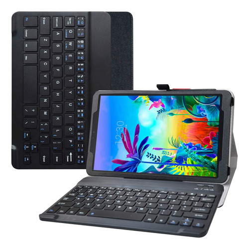 Bige Funda De Teclado Para LG G Pad 5 10.1, Funda De Piel Si