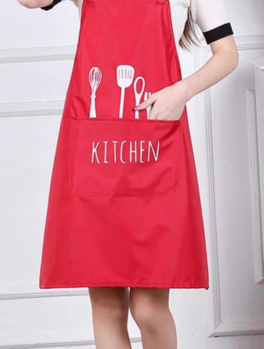 Delantal De Cocina Pechera Impermeable Para Chef Unisex