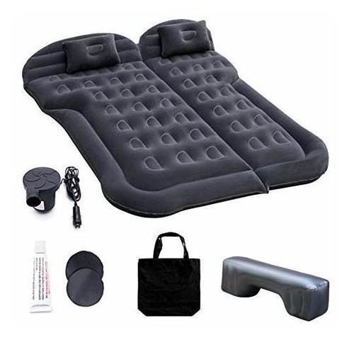 Colchón inflable Kropm Camioneta Individual color negro de 2.54cm x 2.54cm x 2.54cm