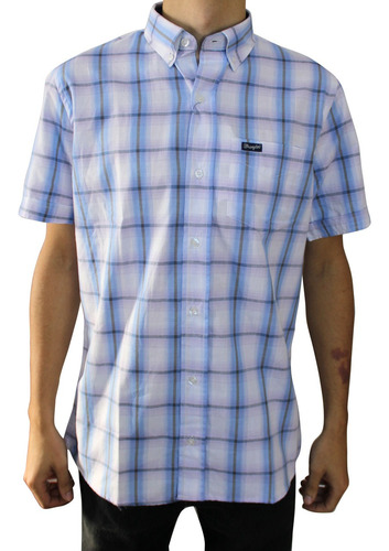 Camisa Country Manga Curta Wrangler Masculina