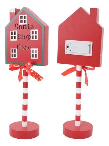 Letrero Led S De Papá Noel Para Navidad