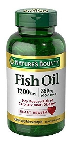 Fish Oil Omega 3 (200 Capsulas)