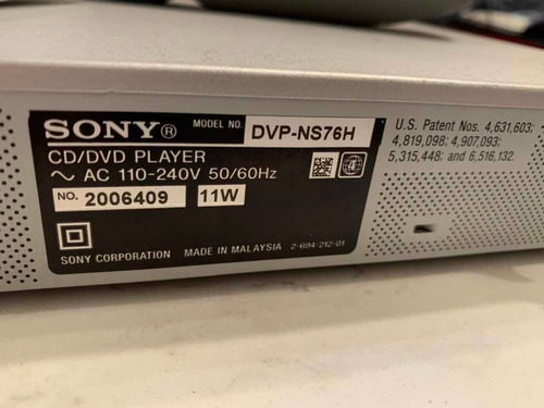 Reproductor De Dvd Hdmi Sony
