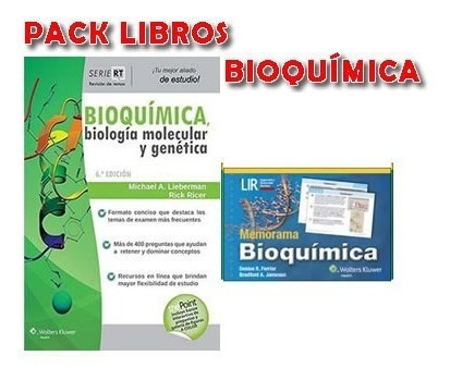 Pack Lieberman Bioquimica Y Memorama Bioquimica Libro Nuevos