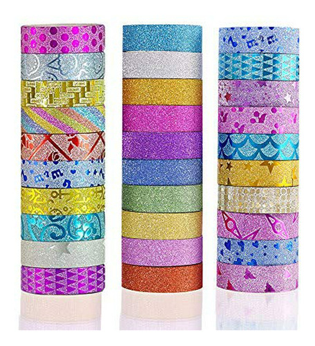 Set Cinta Washi Decorativa 30 Rollos