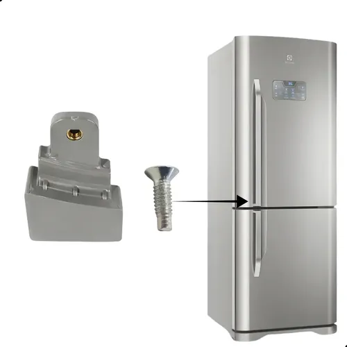 Suporte Do Puxador Da Geladeira Electrolux Db53x Ib53x | MercadoLivre