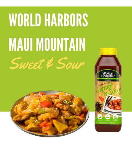 Salsa Agridulce Estilo Hawaiano 473 Ml Ideal Para Carnes Y V