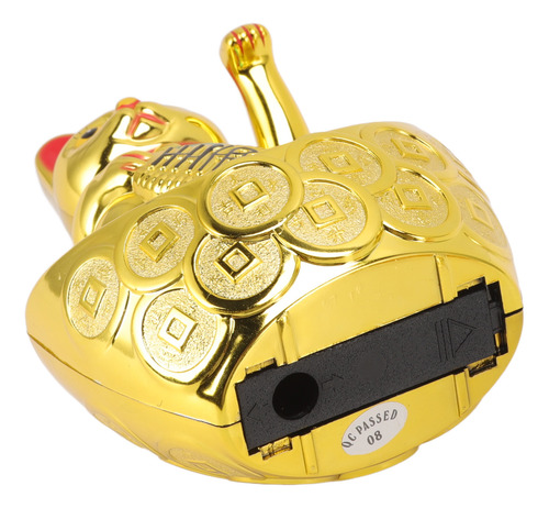 Decoração De Balancim Dourada Waving Lucky Cat De 5,5 Polega
