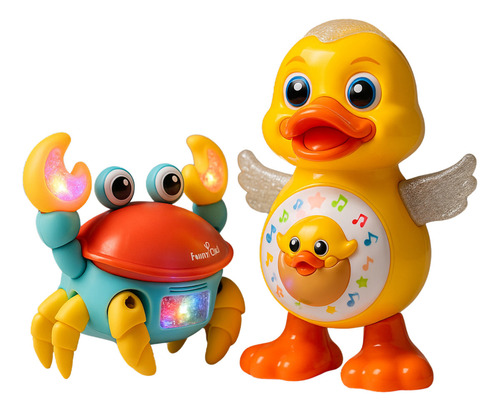 .. Kit De Juguetes Musicales Fujão Sound L Crab Dancing Duck