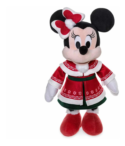 Minnie Mouse Peluche Navideño 2022 De 41cm Disney Store