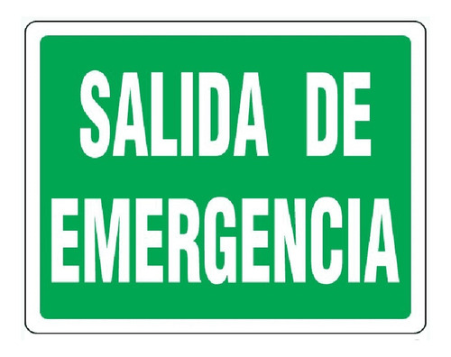 Aviso Salida De Emergencia Seven Em-18