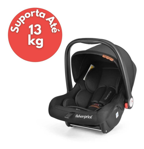 Imagem 6 de 6 de Bebê Conforto Preto Suporta Até 13kg Fisher Price