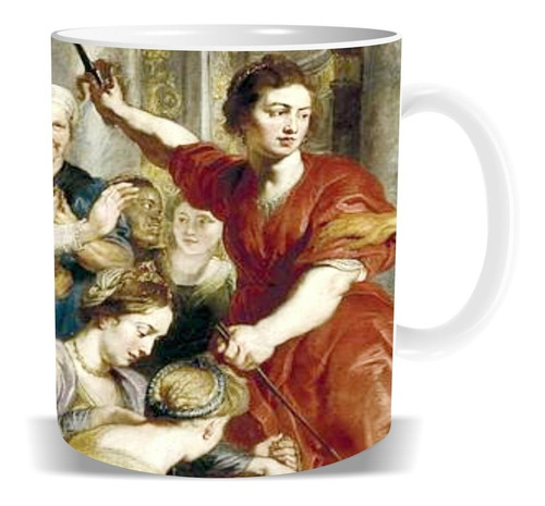 Taza Cerámica Pintura Rubens - Personalizada - Con Tu Logo