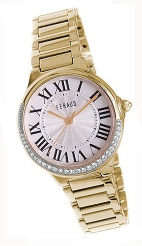 Reloj Feraud París Lf20082lb Ld 100% Acero Strass 30wr Gemma