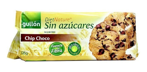 Galletitas Con Chip De Chocolate Sin Azucar Gullon X 125 Gr